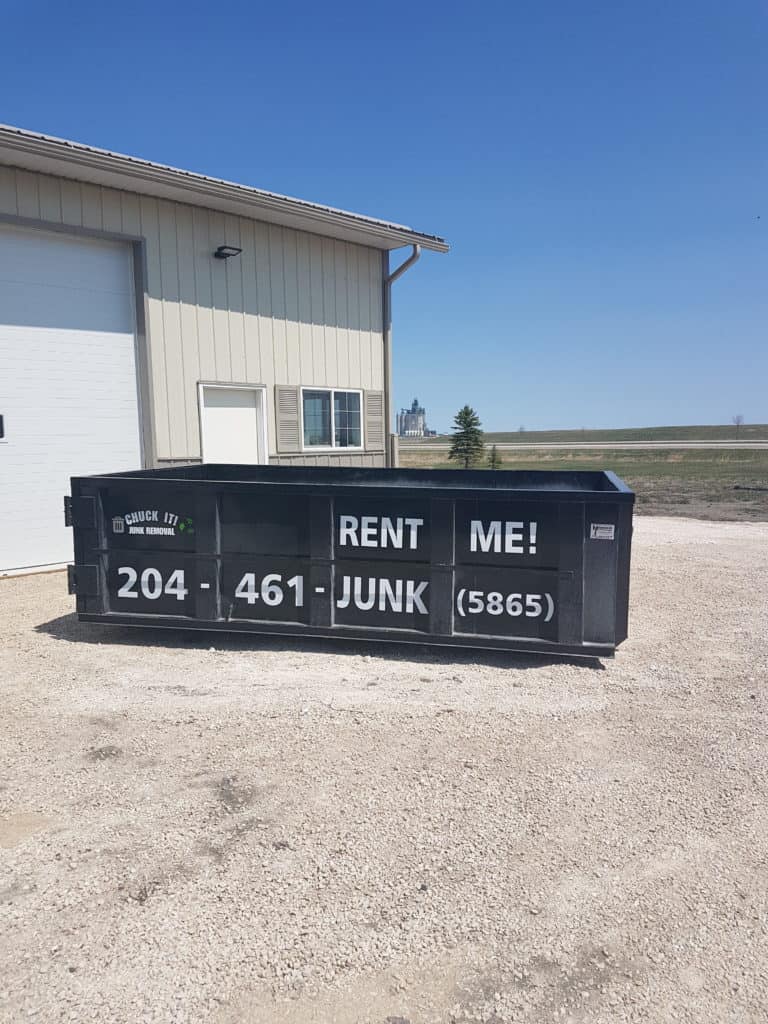 12 Yard Bin Rental Chuck It! Junk Removal Winnipeg